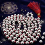 Original natural parad mala mercury beads energized shiv mala