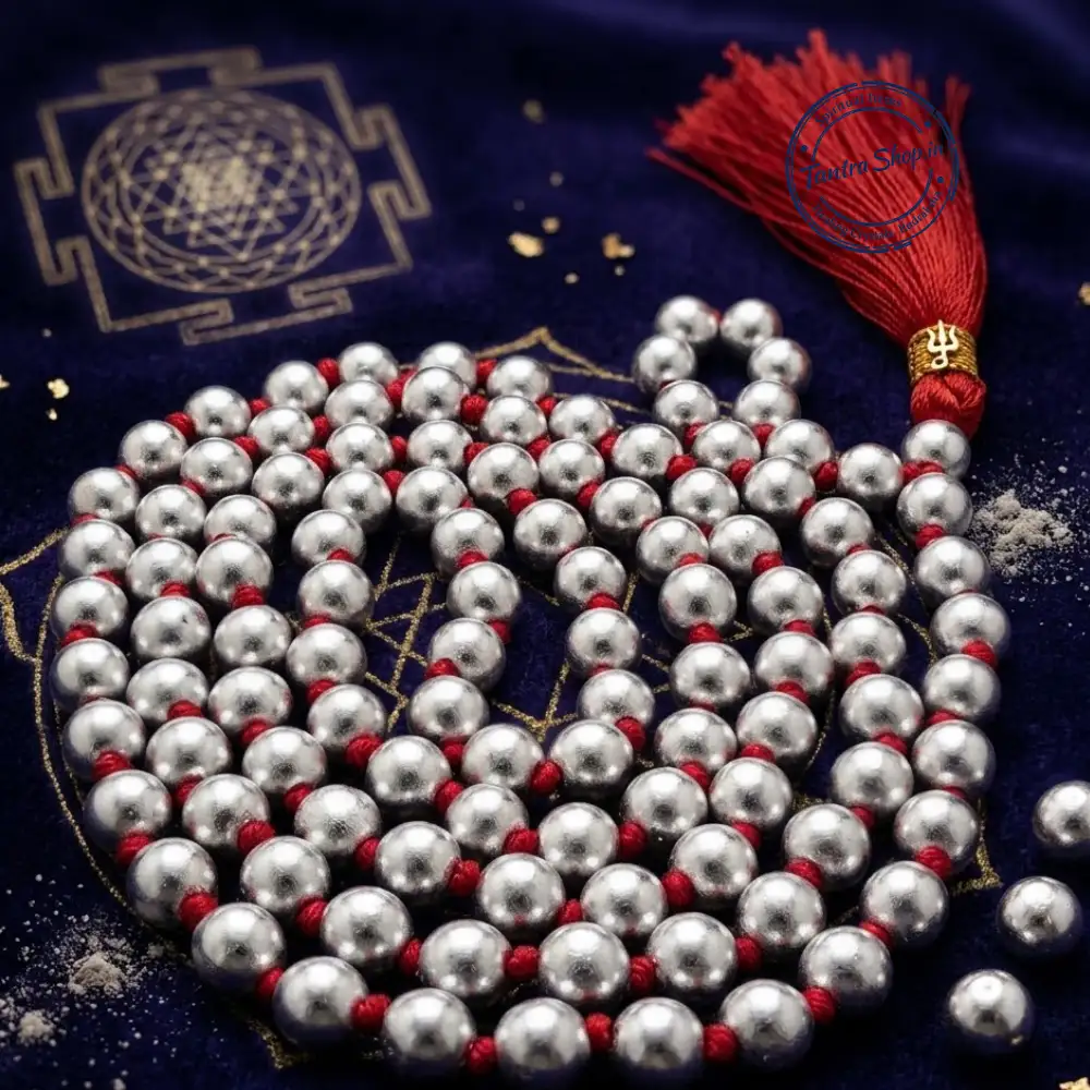 Original natural parad mala mercury beads energized shiv mala Original natural parad mala mercury beads energized shiv mala