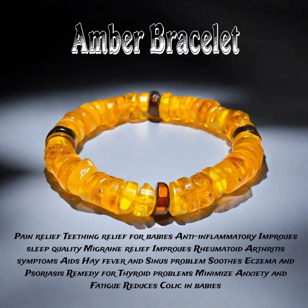 Amber Stone Bracelet original Red Sandalwood Bracelet