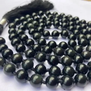 black tourmaline stone mala