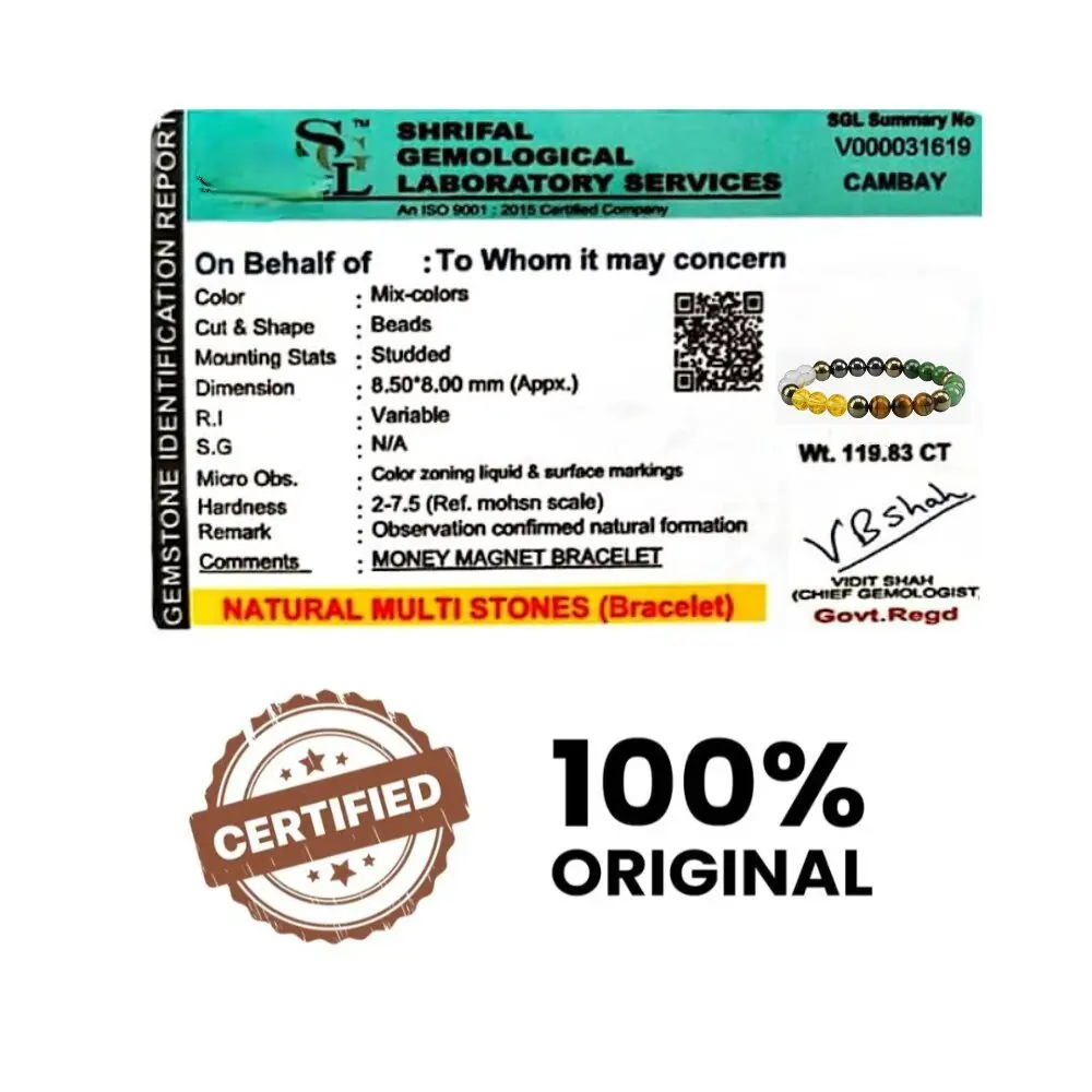 dhan yog bracelet certified dhan yog bracelet certified