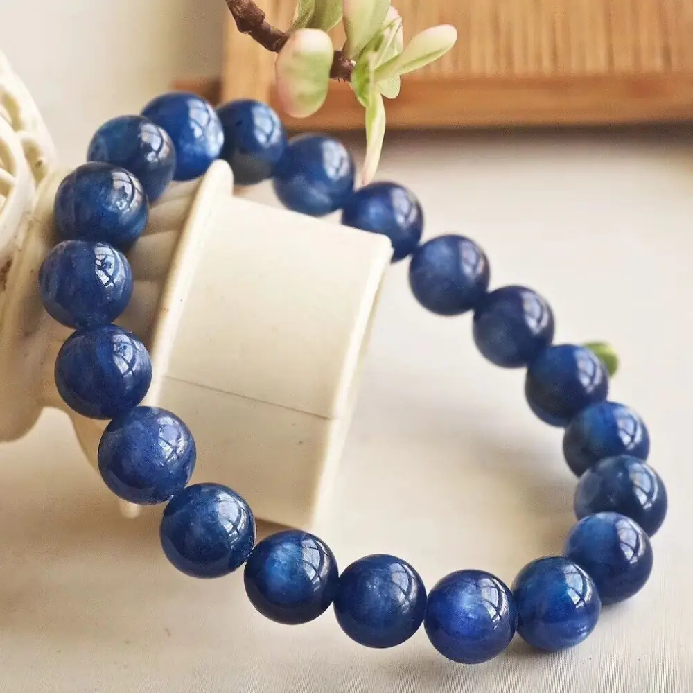 Original Kyanite Stone Bracelet – Original & Energized Natural kyanite stone bracelet energized beads