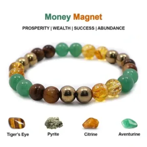 money magnet stone bracelets