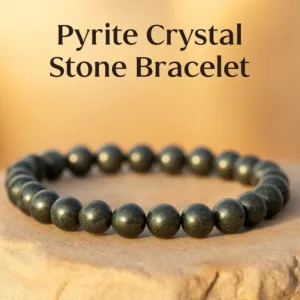 natural pyrite bracelet