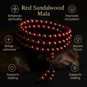 original Red Sandalwood mala