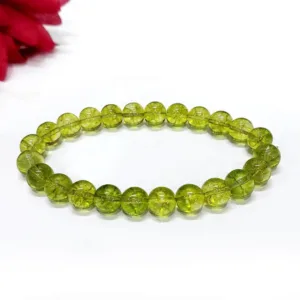 peridot stone bracelet