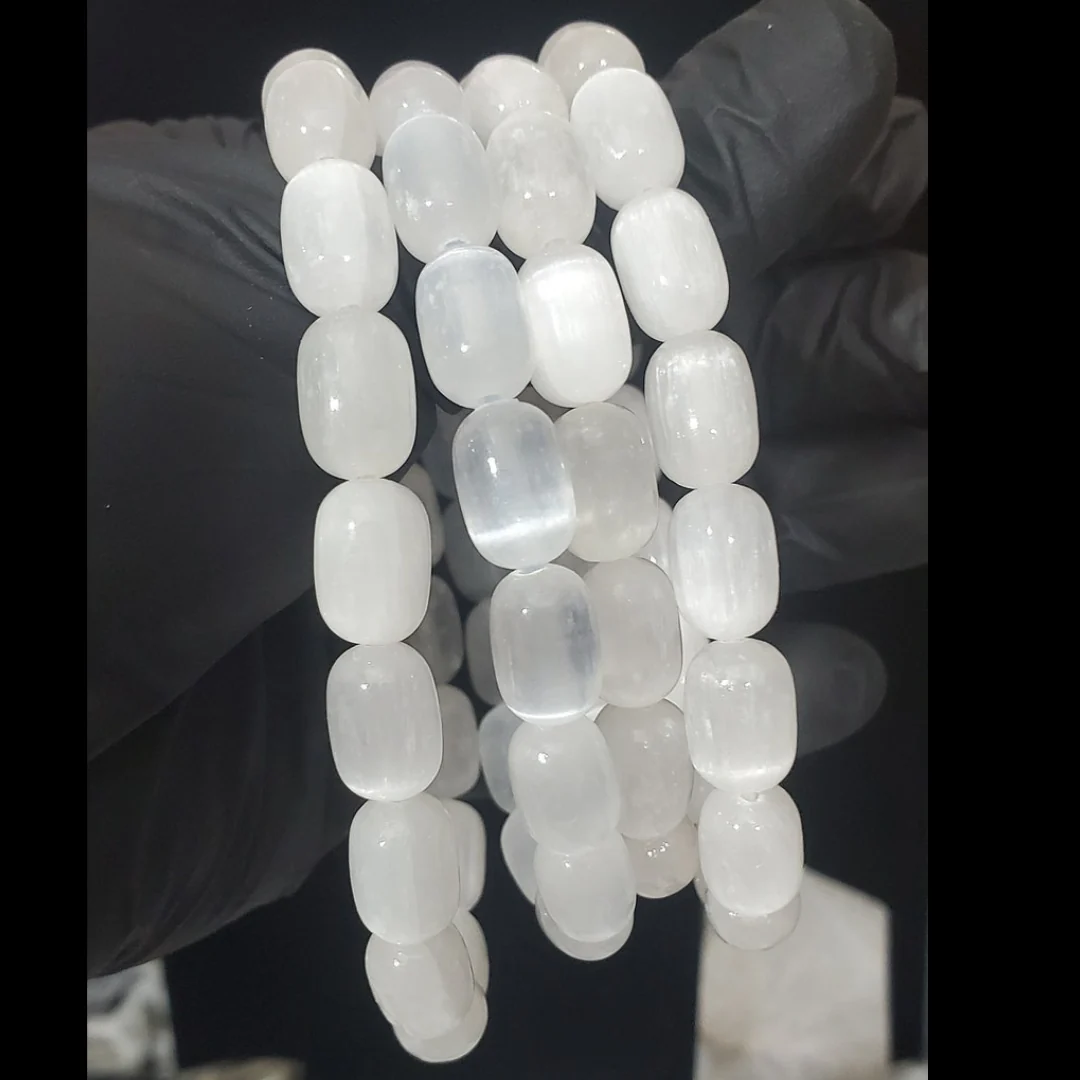 selenite bracelets natural selenite bracelet