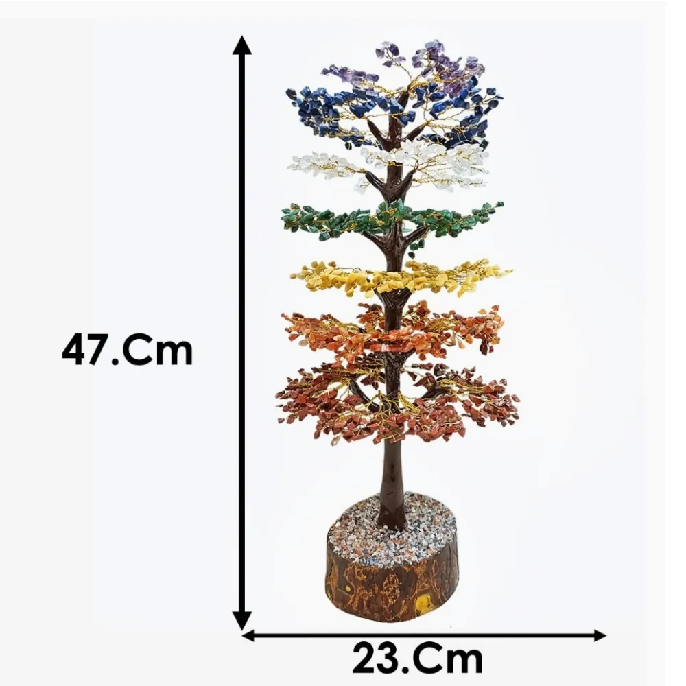 seven chakras stone tree seven chakras stone tree