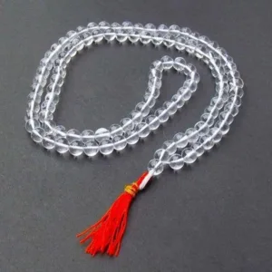 CLEAR QUARTZ SPHATIK MALA