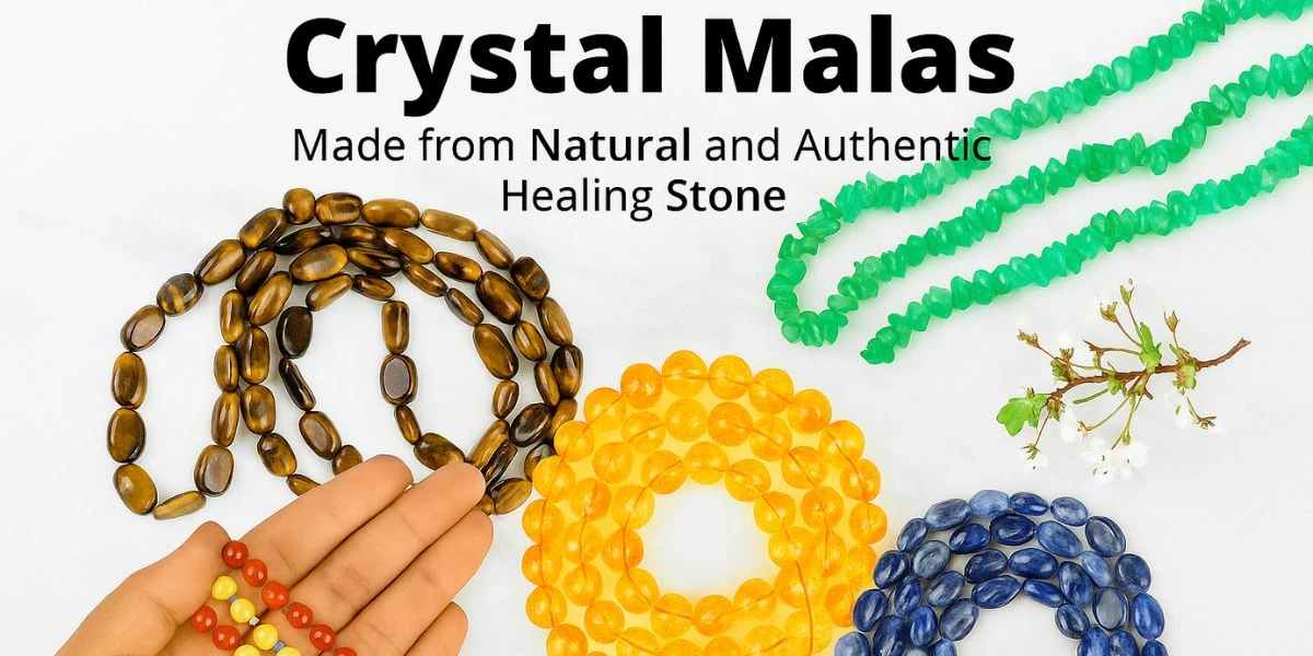 crystal stone malas
