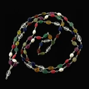 navratna mala silver