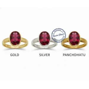 gold silver panchdhatu ring