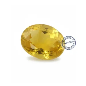 natural pukhraj yellow sapphire stone