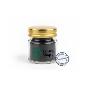 Natural Black Vermillion (Kala Sindoor) for evil eye protection and spiritual strength in Hanuman and Kali rituals