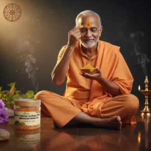 Pure Ashtagandh chandan traditionally used for spiritual rituals, tilak and religious practices