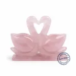 rose quartz duck pair