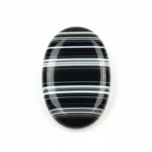 Close up of black sulemani hakik stone