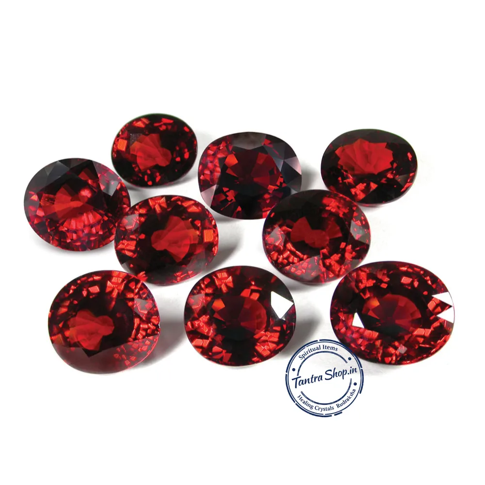 Certified Natural Red Garnet Stone – Original Gemstone Certified natural red garnet stone original gemstone