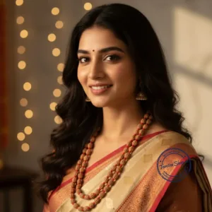 Energized one mukhi indonesia rudraksha mala for meditation