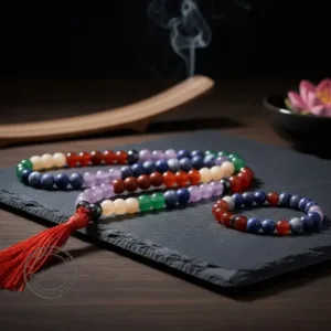 7 chakra mala for meditation energy healing