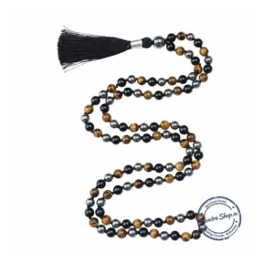 Natural tripal protection mala original energized beads