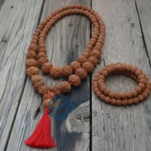 Energized indonesia rudraksha mala for puja japa