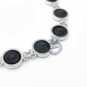 Sudarshan shaligram mala for japa protection spiritual power