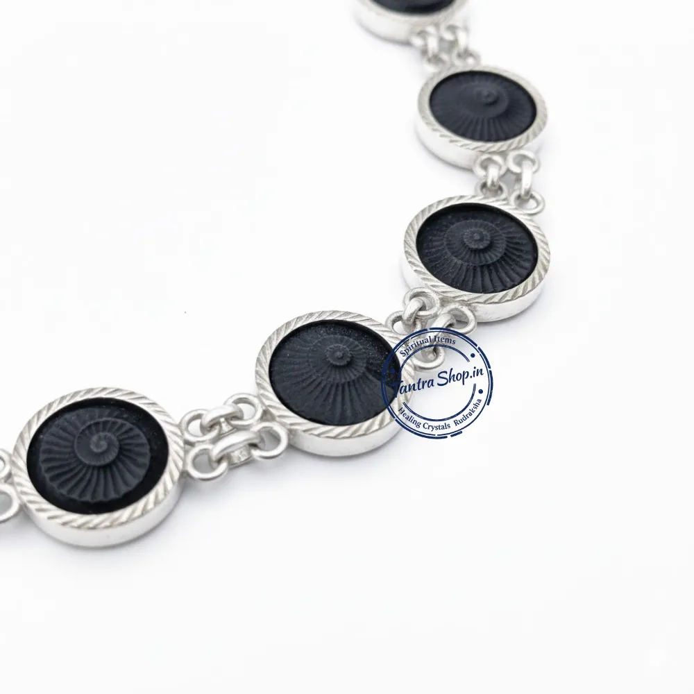 Sudarshan Shaligram Mala for Protection & Spiritual Power Sudarshan shaligram mala for japa protection spiritual power