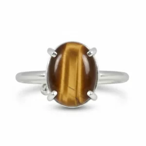 Tiger eye stone ring spiritual use