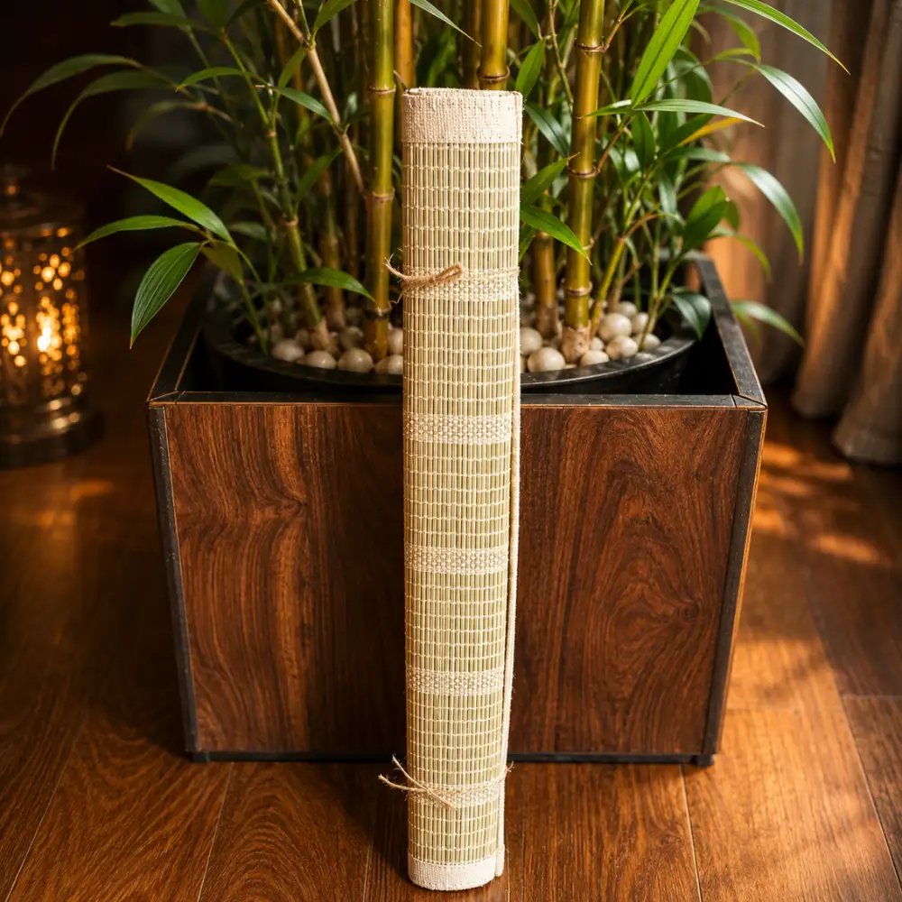 Premium Handmade Kusha Grass Aasan – Meditation & Puja Premium handmade kusha grass aasan for meditation and puja