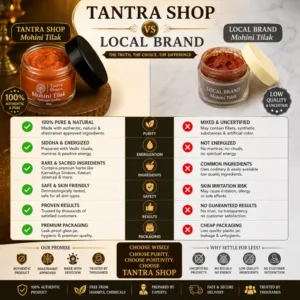 Siddha Mohini Tilak Tantra Shop vs other brand quality comparison