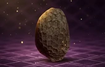 Rare Energized Kuber Mani wealth gem from ocean spiritual stone